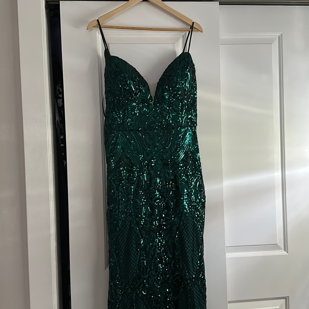 Green Evening gown